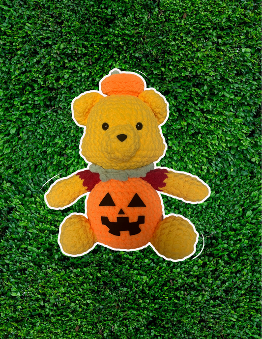 Autumn Pooh Bear Plushie - Jumbo