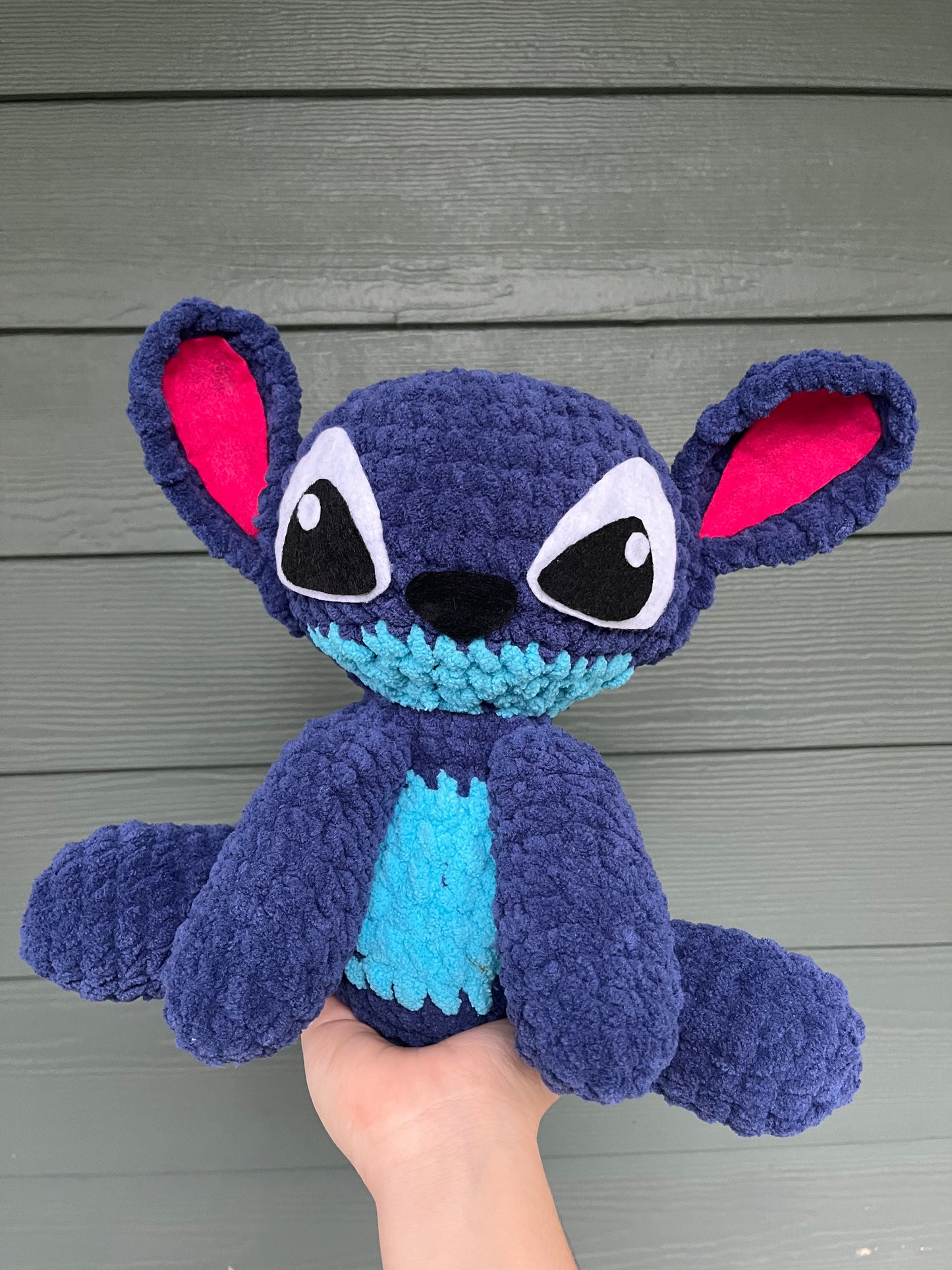 Large Fuzzy Plushie - Stitch