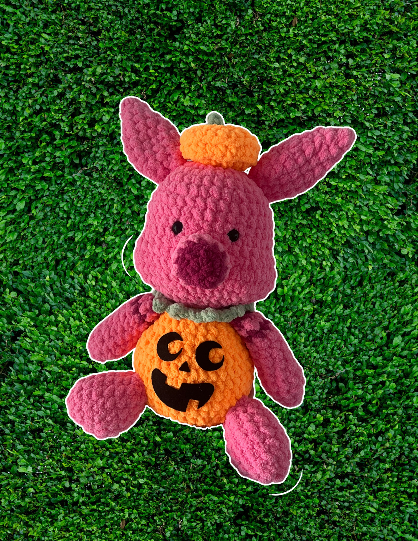 Autumn Piglet Plushie - Jumbo
