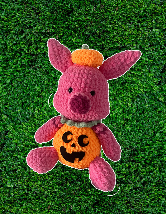 Autumn Piglet Plushie - Jumbo